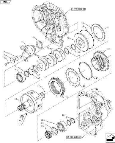 87705554 - ремкомплект сцепления